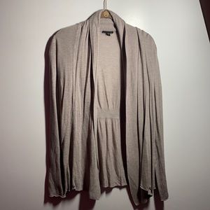 Tan colored cardigan